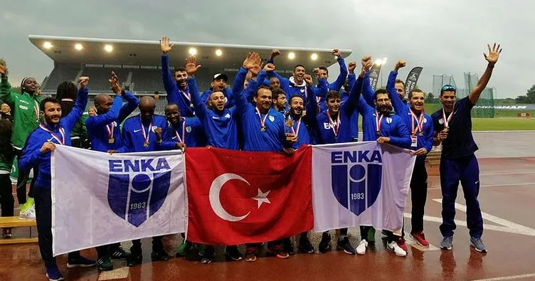 Türkiye’yi temsil ENKA erkeklerde şampiyon oldu