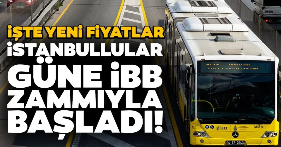 Son Dakika Istanbul Da Toplu Ulasima Zam Geldi Yeni Akbil Fiyatlari Ne Kadar Oldu Son Dakika Haberler
