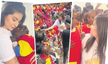 Angolalı çocuklara yardıma koştular