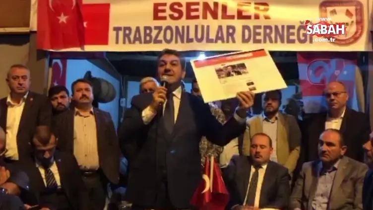 Esenler Belediye Başkanı Tevfik Göksu'dan Esenler Trabzonlular Derneği'ne ziyaret