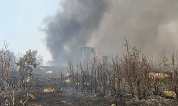 Şırnak'ta çıkan örtü yangını 7 saat sonra söndürüldü #sirnak