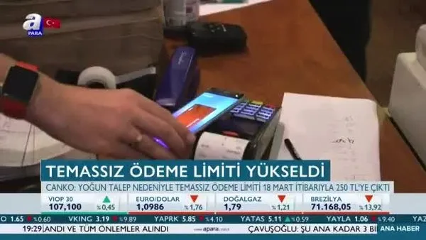 Temassız ödemelerde coronavirüs etkisi