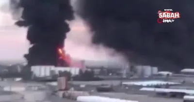 Erbil yakınlarında petrol rafinesinde yangın | Video