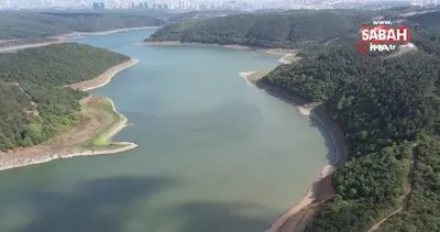 İstanbul’da barajlardaki kuraklık havadan görüntülendi | Video