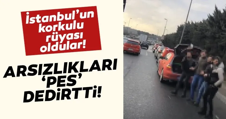 İstanbul’da asker uğurlama konvoyunda “drift” terörü