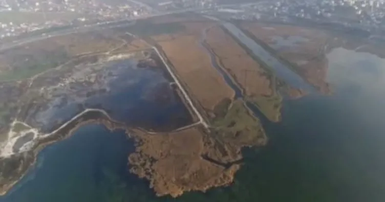 Kanal İstanbul’un güzergahı havadan görüntülendi