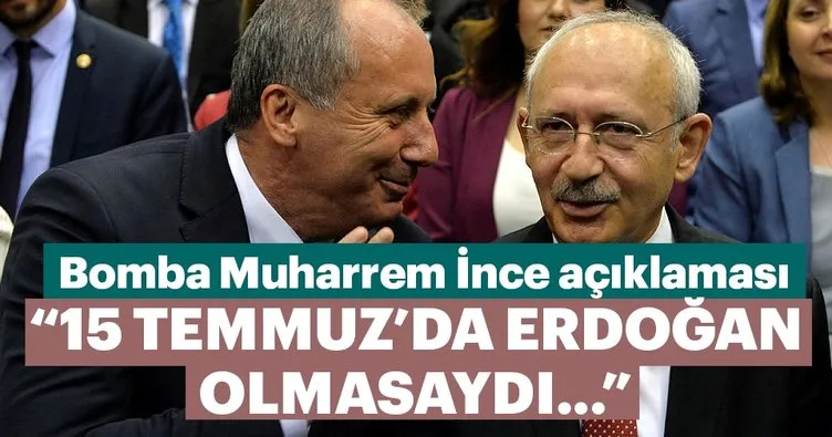 Muharrem Ince Hakkinda Bomba Aciklama Sabah