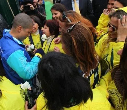 Fenerbahçe antrenmanını kadınlar da izledi