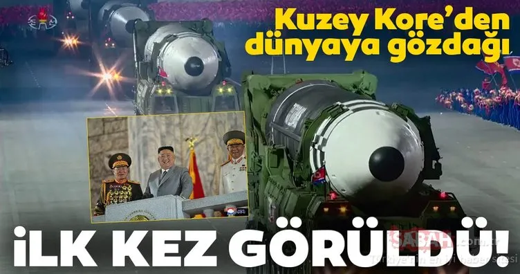 Son dakika: Kuzey Kore’den gövde gösterisi! Füzeler görücüye çıktı