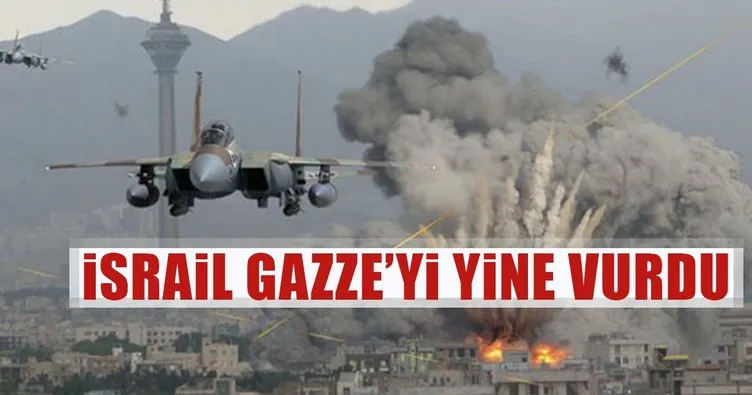 Son Dakika: İsrail’den Gazze’ye hava saldırısı
