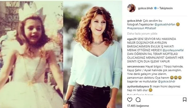 Ünlü isimlerin Instagram paylaşımları (13.01.2018)