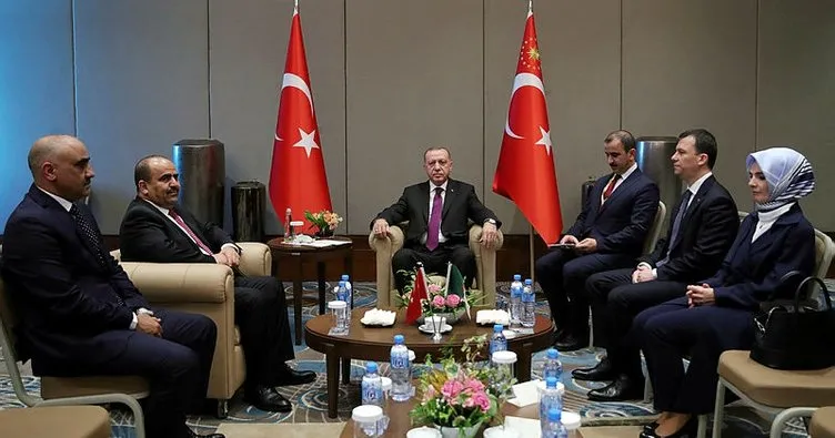 Başkan Erdoğan, Cezayir Ulusal Halk Meclisi Başkanı Süleyman Şinnin’i kabul etti