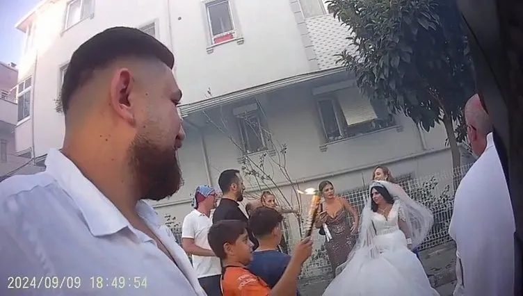 İstanbul’da korkutan anlar: Gelinin üzerine düştü… Damat bakakaldı!