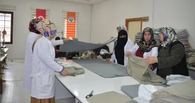 Muşlu kadınlar, depremzede kadınlar için çalışıyor