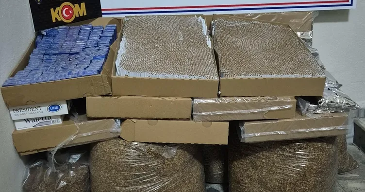 68 bin makaron ve tütün ele geçirildi