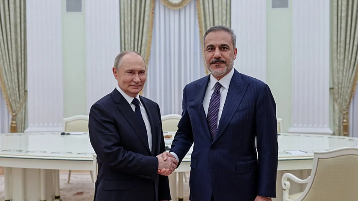 Bakan Fidan, Putin ile bir araya geldi!