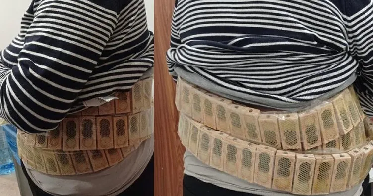 Gümrük kapısında şaşırtan görüntü: Yolcunun belinde ele geçirildi!
