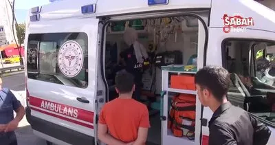 Kocaeli’de otomobil ile motosikletin çarpıştığı kazada 1 kişi yaralandı | Video