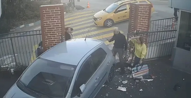 Aynı okulda 18 gün içinde 2 benzer olay: El freni çekilmeyen araç bahçeye daldı!