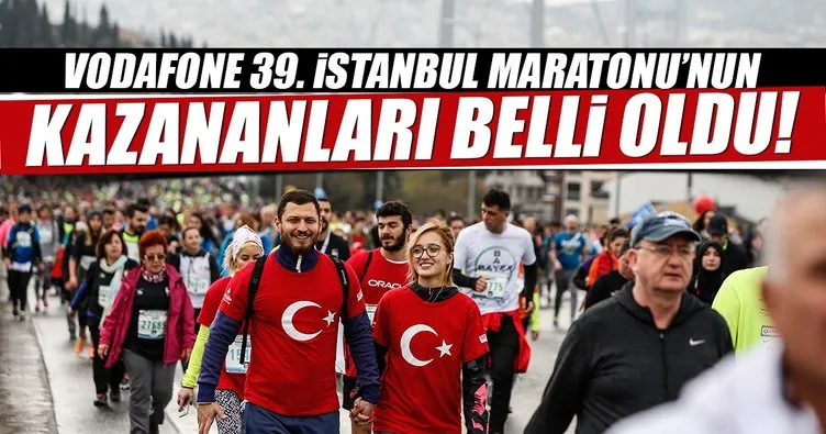 39. İstanbul Maratonu’nun galipleri belli oldu