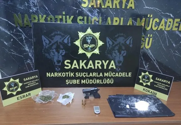 Sakarya’da kokain operasyonu: 1 tutuklama