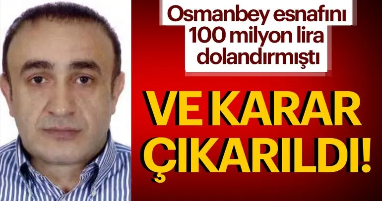 Osmanbey esnafını 100 milyon lira dolandırmıştı! İşlem Döviz’in patronuna yakalama kararı