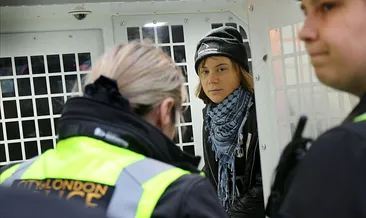 İngiltere’de Filistin yanlısı gösteri: Greta Thunberg gözaltına alındı