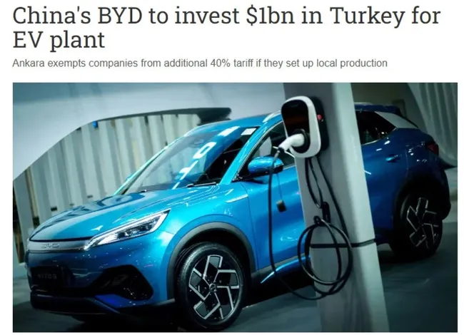 Dünya bu imzayı konuşuyor: Çinli araç devi Türkiye'yi seçti...