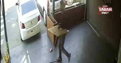 Şişli’de mazgal hırsızlığı kamerada | Video