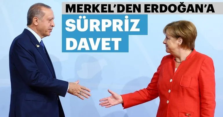 Son dakika: Merkel’den Erdoğan’a davet