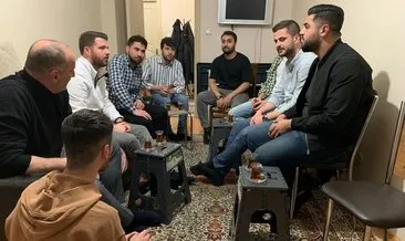 Üniversite öğrencilerinin iftar sofrasına konuk oldular