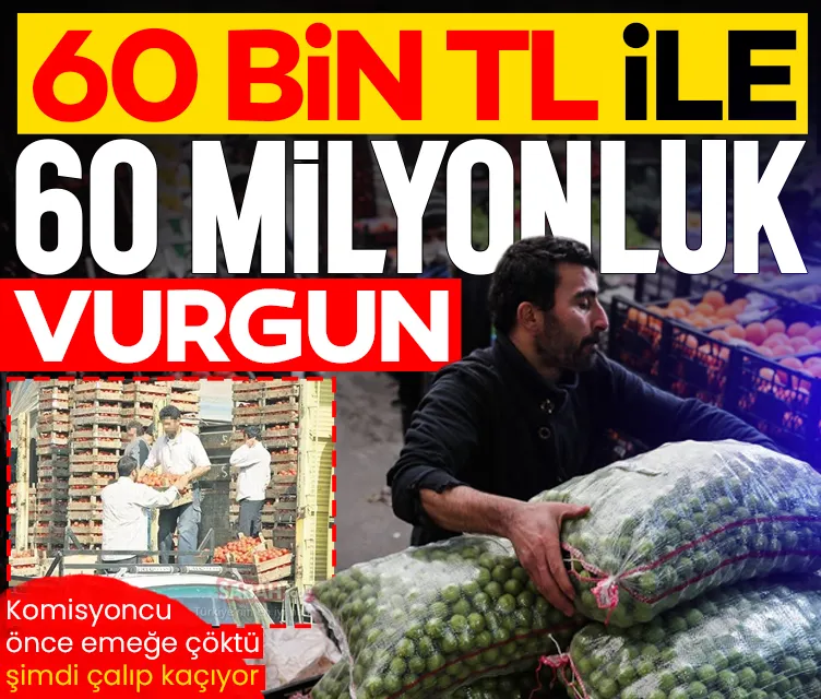 60 bin TL ile 60 milyonluk vurgun