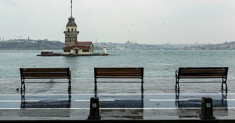 Üsküdar Meydanı ve sahili bomboş