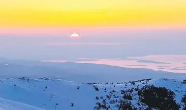 Uludağ’ın güzellikleri göz kamaştırıyor