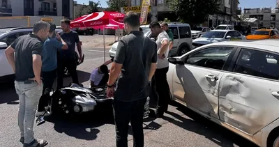 Adıyaman’da otomobil ile motosiklet çarpıştı! 1 yaralı #adiyaman