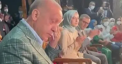 Başkan Erdoğan’ı duygulandıran anlar! Gözyaşlarına hakim olamadı | Video