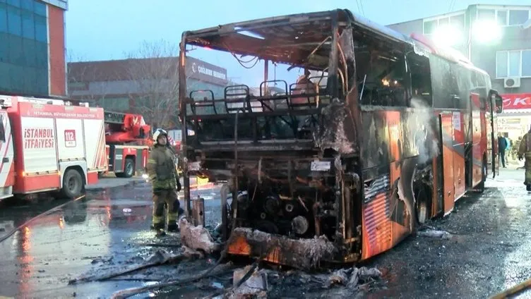 Yolcu otobüsü alev alev yandı: Kabusu yaşayan yolculardan korkunç iddia!