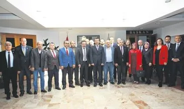 Ankaralılardan belediye başkanlarına ziyaret