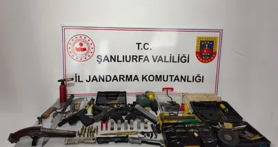 Şanlıurfa’da silah operasyonu: Aslan kafalı Osmanlı silahı şaşırttı! #sanliurfa