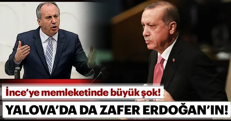 Yalova’da da zafer Erdoğan’ın