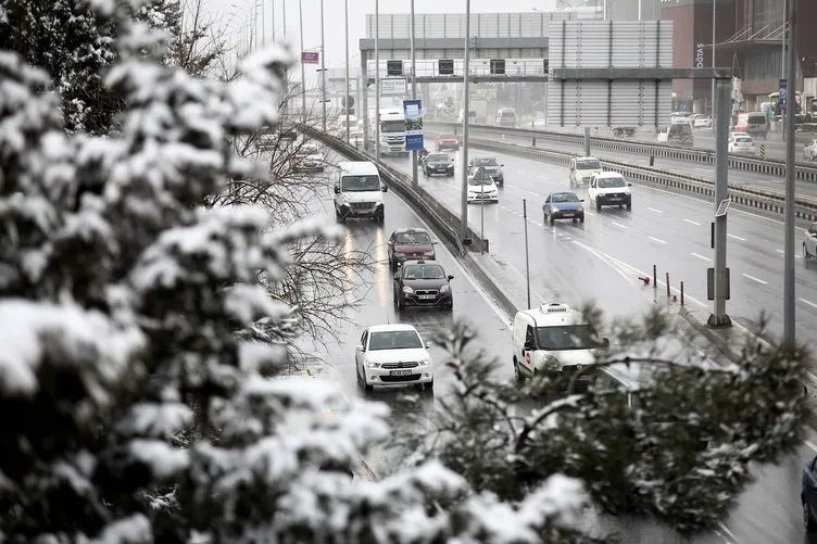 İstanbul’da kar manzaraları