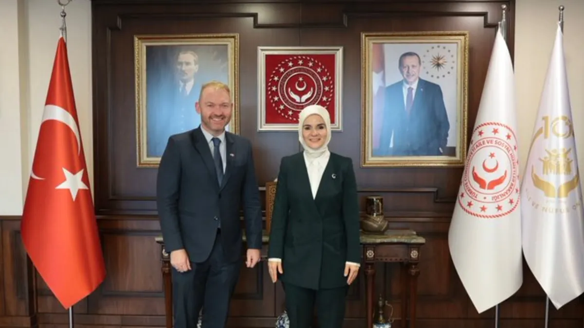 Bakan Göktaş, Yeni Zelanda’nın Ankara Büyükelçisi Lewis ile görüştü! Bakan Göktaş, Yeni Zelanda’nın Ankara Büyükelçisi Lewis ile görüştü!