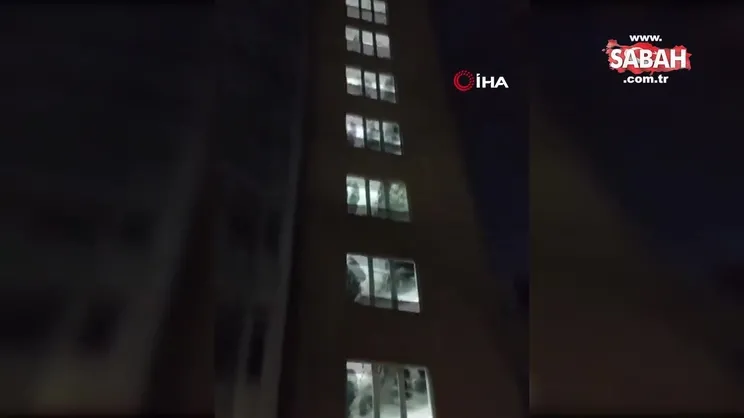 Kırgızistan’da 7 büyüklüğündeki deprem sonrası yaşananlar kameralara yansıdı