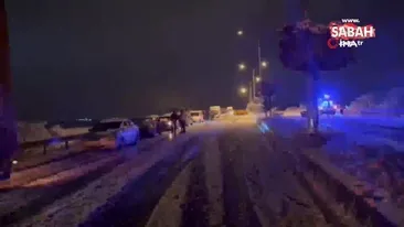 Van'da kar yağışı kazayı beraberinde getirdi