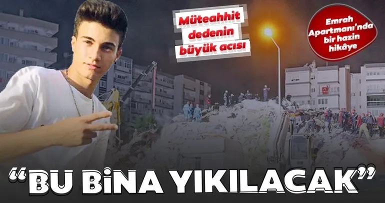 SON DAKİKA... İzmir depreminde yıkılan Emrah Apartmanı’nda yürek burkan hikaye! Müteahhit dede iki torununu daha kaybetti