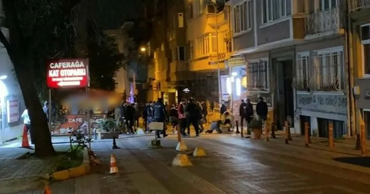 Kadıköy’de alkol alan iki grup arasında ‘yan baktın’ kavgası