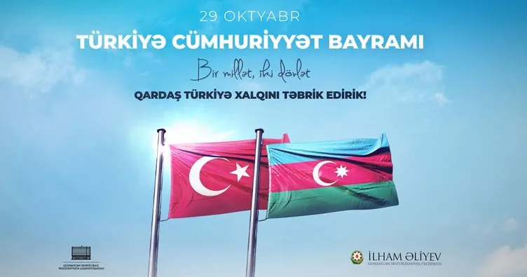 İlham Aliyev’den 29 Ekim Cumhuriyet Bayramı paylaşımı