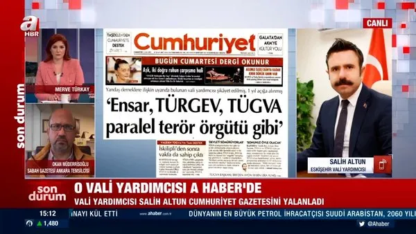 Eskişehir Vali Yardımcısı Salih Altun'dan Cumhuriyet Gazetesi'nin yalan haberi ile ilgili açıklama