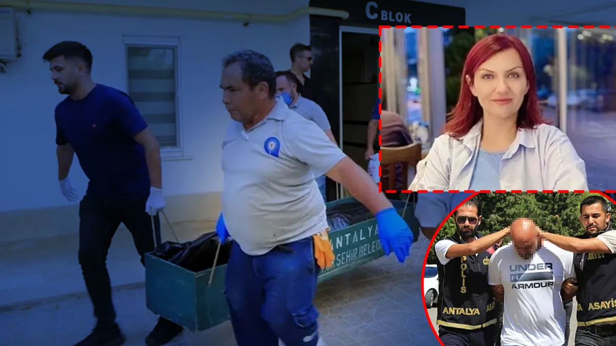 Antalya adliyesi binası önünde adalet vurgusu