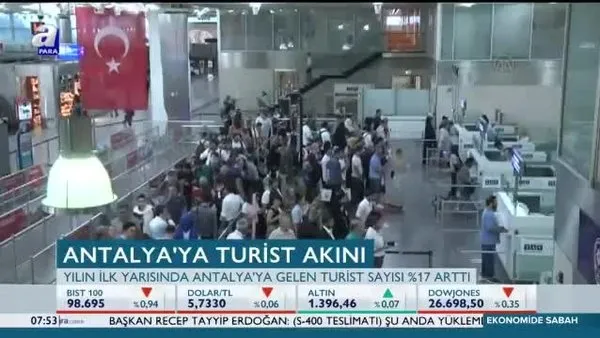 Antalya'nın turist sayısındaki artış sürüyor
